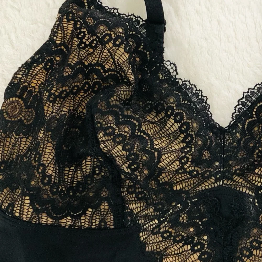 Women's Shapewear Black Bodysuit Size S
